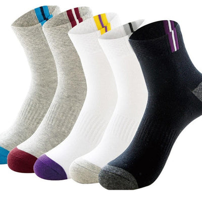 5 Colors Men's Cotton Sock