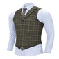 Men's Business Plaid Wool Vest