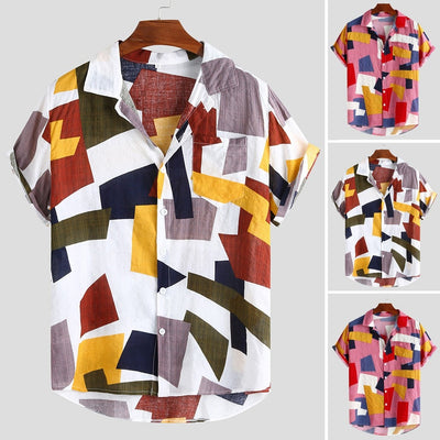 Printed Hawaiian Loose Short Sleeve