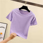 Candy Color Short Sleeve