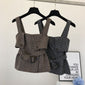 Women Belt Waist All-match Vest