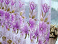 Modern Floral Tulle Curtain