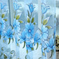 Modern Floral Tulle Curtain